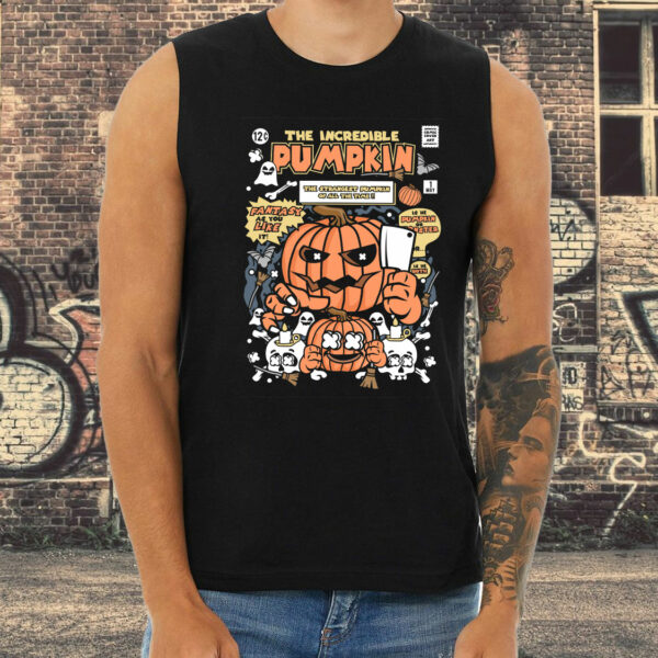 The Incredible Pumpkin Graphic Tank Top