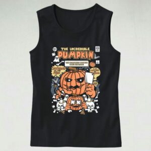 The Incredible Pumpkin Graphic Tank Top 4