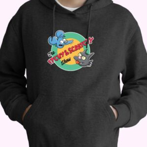 The Itchy & Scratchy Show 80s 70s Basic Hoodie