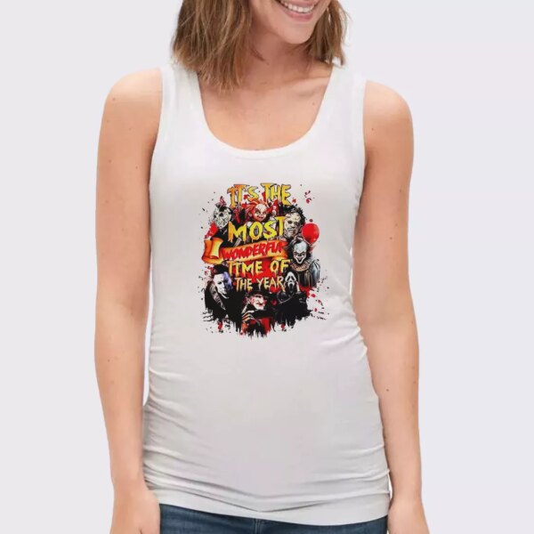 The Most Wonderful Time of The Year Halloween Horror Summer Tank Top
