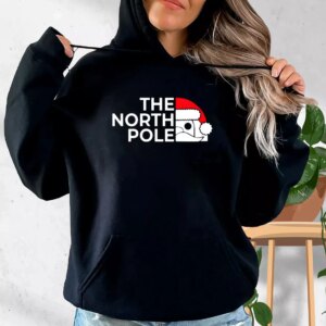 The NORTH POLE Santa Christmas Hoodie Xmas Outfits 3