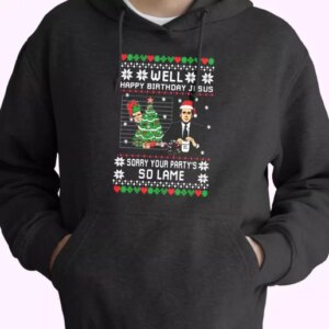 The Office Well Happy Birthday Jesus Hoodie Xmas Outfits 4
