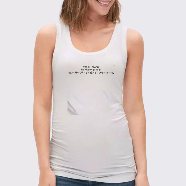 The One Where It’s Christmas Gym Christmas Tank Top