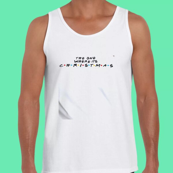 The One Where It’s Christmas Gym Christmas Tank Top