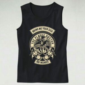 The Plague Doctor Graphic Tank Top 4