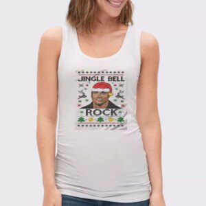The Rock Jingle Bell Rock Gym Christmas Tank Top