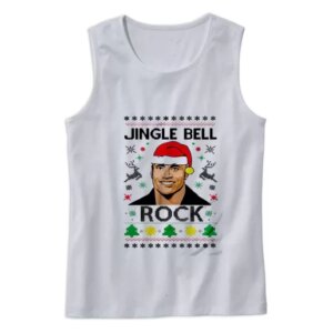 The Rock Jingle Bell Rock Gym Christmas Tank Top 4