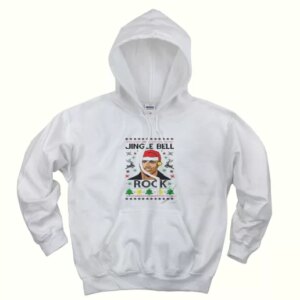 The Rock Jingle Bell Rock Ugly Christmas Hoodie 4