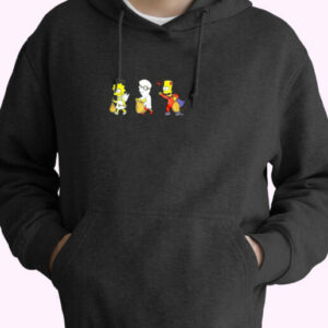 The Simpsons Halloween Lisa Milhouse Bart Simpson Essential Hoodie