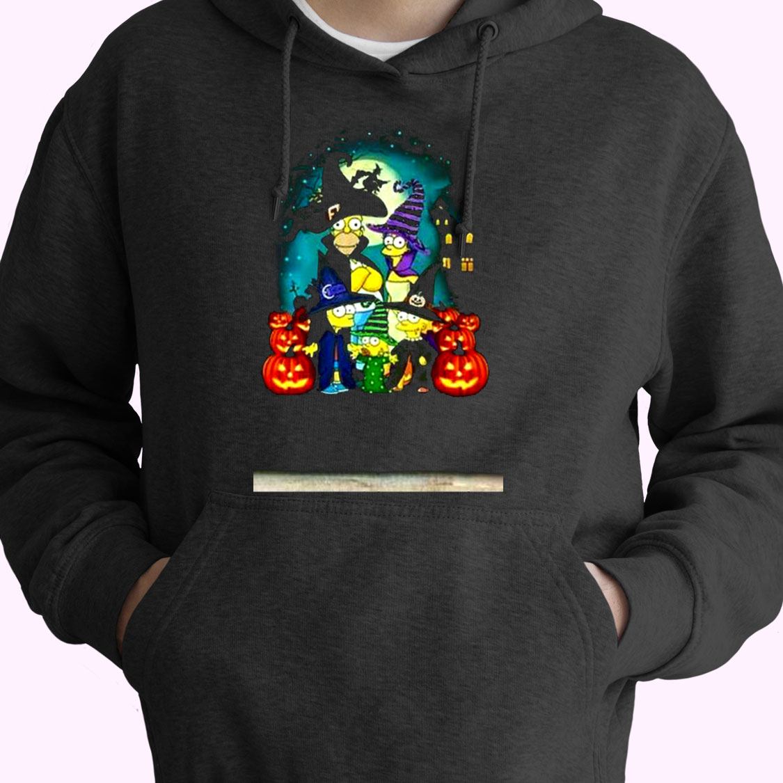 The Simpsons Joining Halloween Essential Hoodie The Simpsons Joining Halloween Essential Hoodie