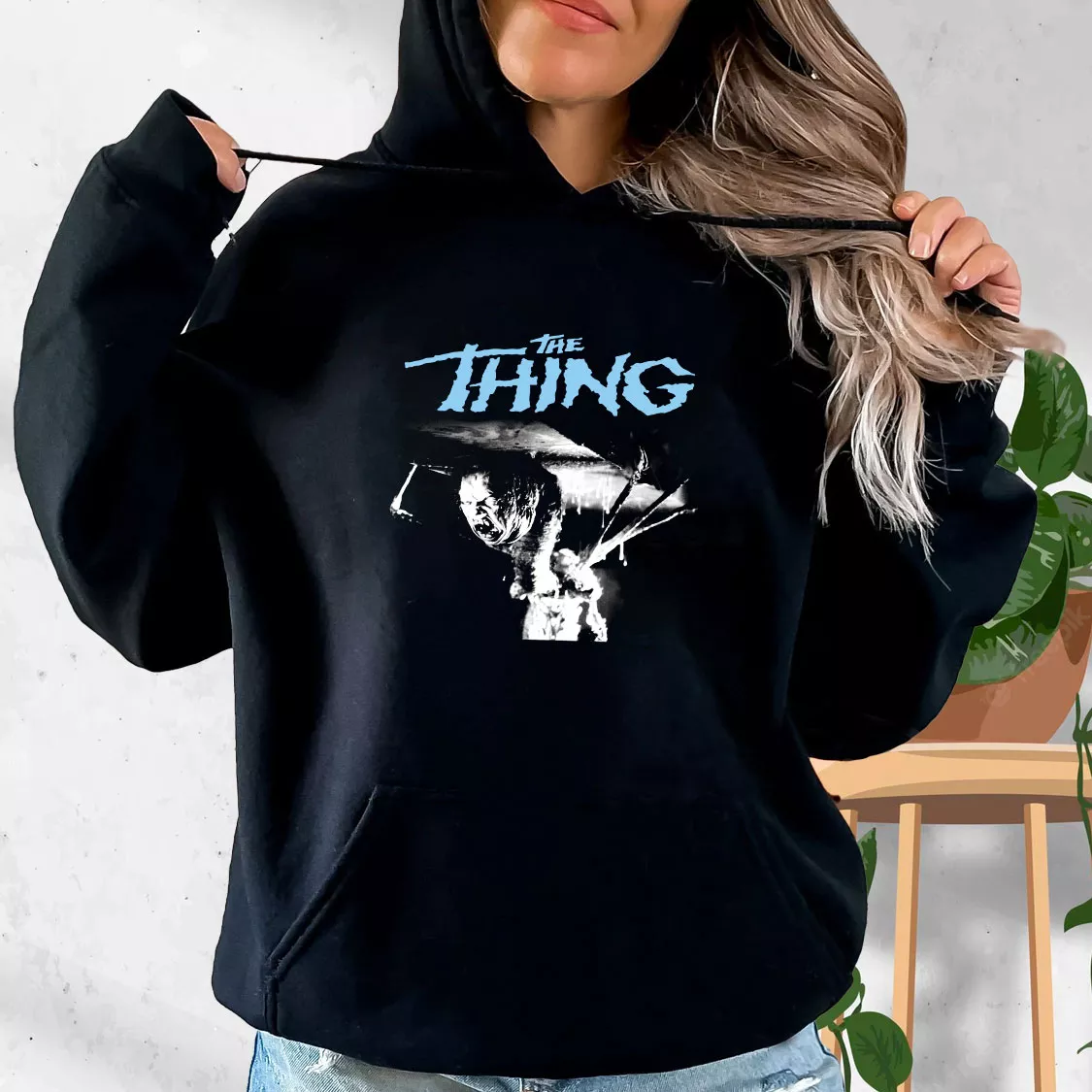 The Thing Horror Movie John Carpenter Classic Hoodie Streetwear The Thing Horror Movie John Carpenter Classic Hoodie Streetwear