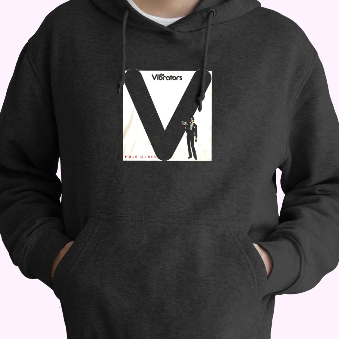 The Vibrators Pure Mania Essential Hoodie The Vibrators Pure Mania Essential Hoodie