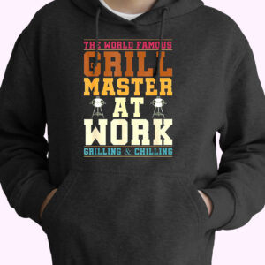 The World Famous Grill Master At Work Funny Bbq 80s Oversized Hoodie.jpeg
