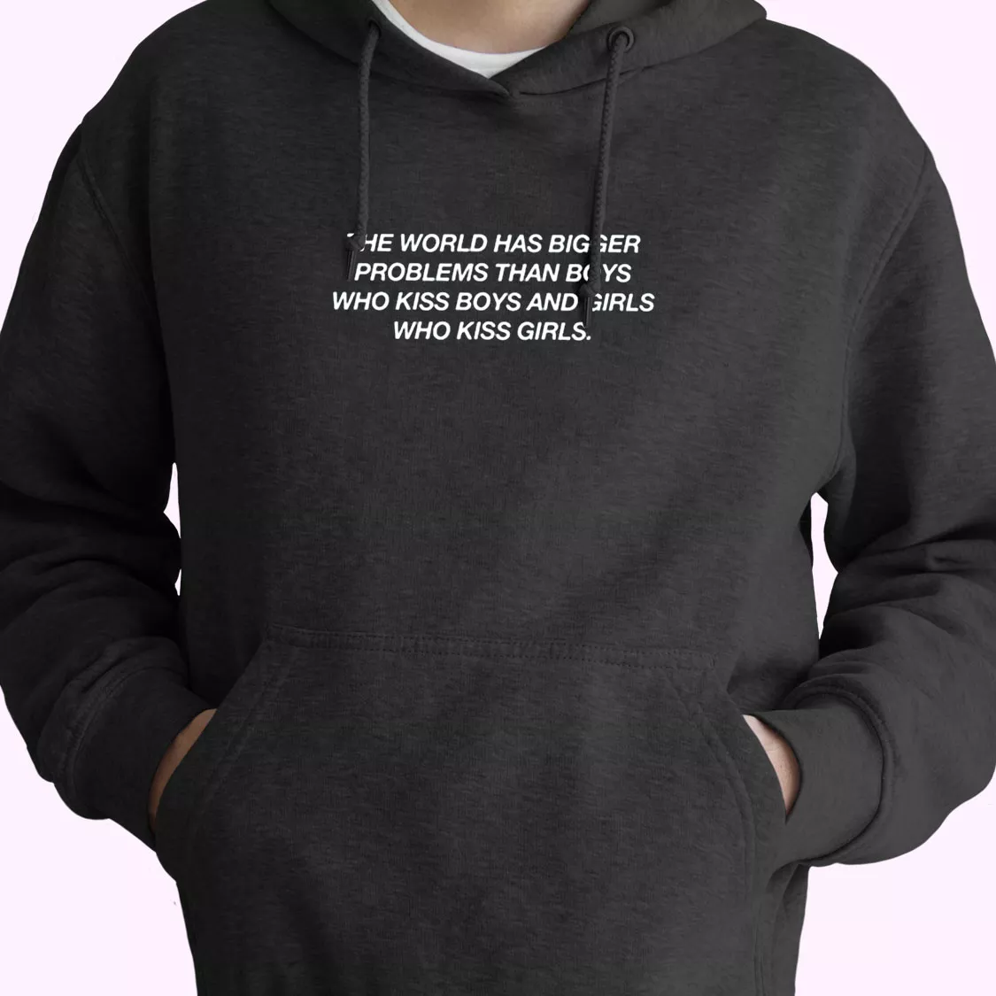 The World Has Bigger Problems Than Boys Quote Fashionable Hoodie The World Has Bigger Problems Than Boys Quote Fashionable Hoodie