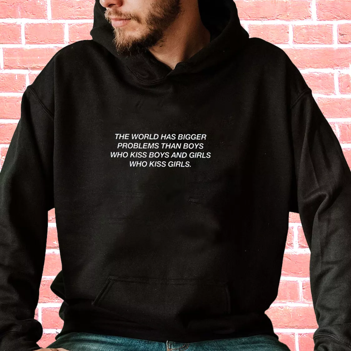 The World Has Bigger Problems Than Boys Quote Fashionable Hoodie The World Has Bigger Problems Than Boys Quote Fashionable Hoodie