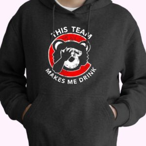 This Team Makes Me Drink 70s Basic Hoodie