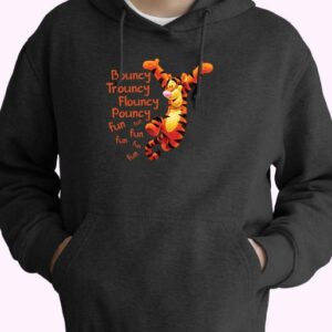 Tigger Bounce 90s Style 70s Basic Hoodie