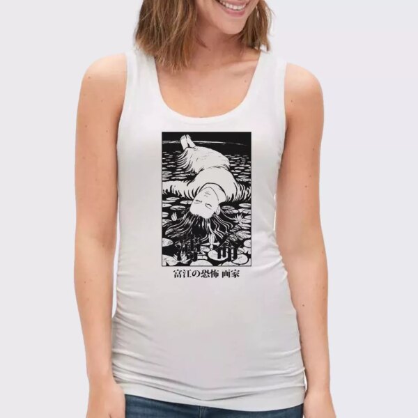 Tomie Junji Ito Uzumaki Horror Anime Manga Summer Tank Top
