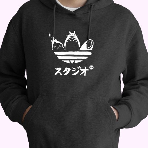 Totoro Studio Ghibli Soot Sprites Anime Tb 70s Basic Hoodie Totoro Studio Ghibli Soot Sprites Anime Tb 70s Basic Hoodie
