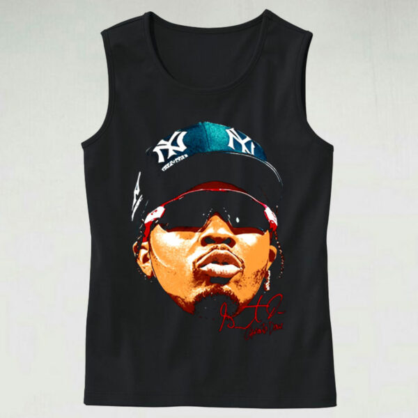 Trendy Tank Top Gervonta Davis Jumbo Face Design