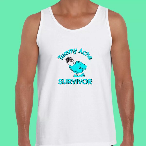 Tummy Ache Survivor Stomachache Summer Tank Top