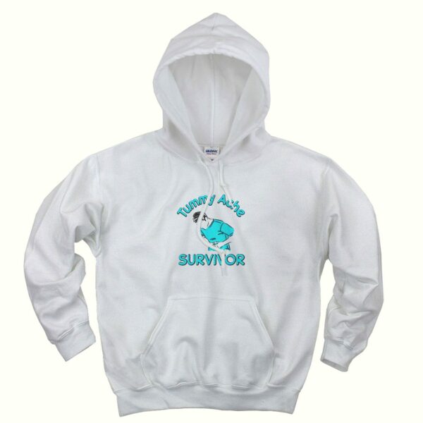 Tummy Ache Survivor Stomachache Trendy Hoodie
