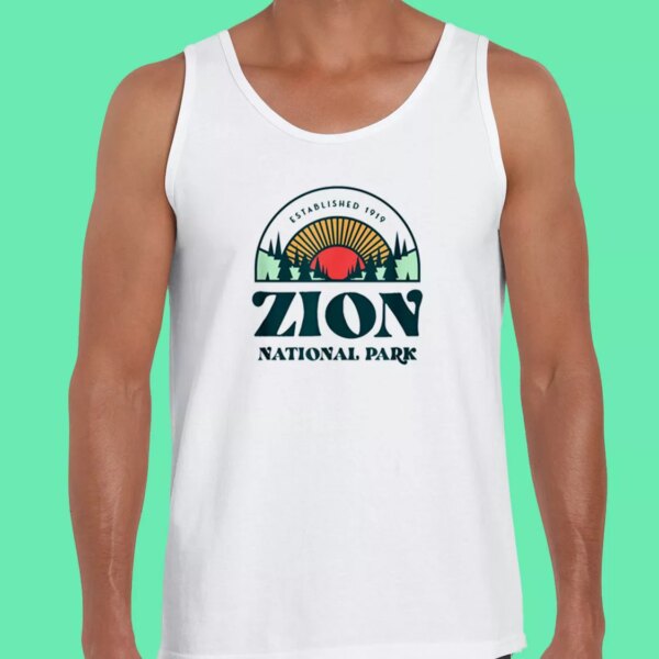 Utah Zion National Park Earth Day Tank Top