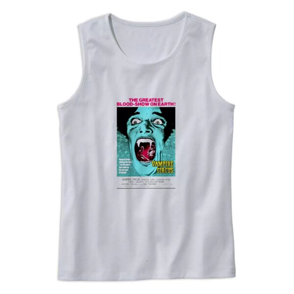 Vampire Circus Retro Horror Summer Tank Top