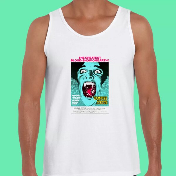 Vampire Circus Retro Horror Summer Tank Top