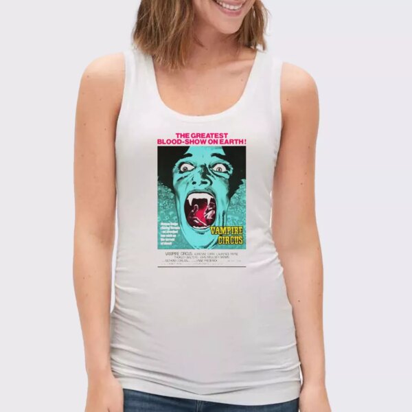 Vampire Circus Retro Horror Summer Tank Top