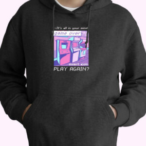 Vaporwave Game Over Essential Hoodie