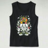Vegetable Skull Head Graphic Tank Top