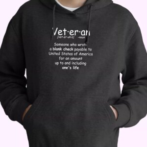 Veteran Definition Old Hoodie Veterans Day