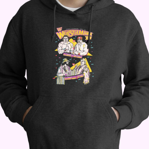 Vintage 1994 Wrestlemania Viii Hoodie Design