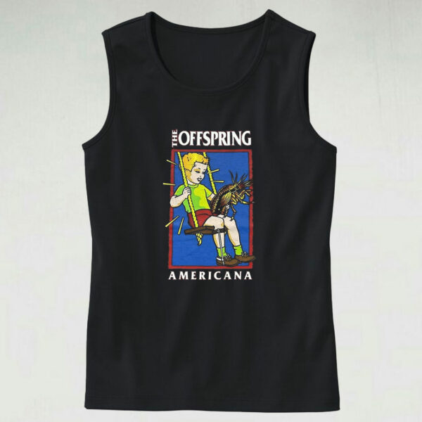 Vintage 1999 The Offspring Band Americana Tank Top Design
