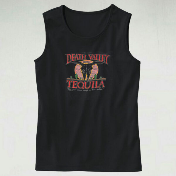 Vintage Death Valley Tequila Tank Top Design