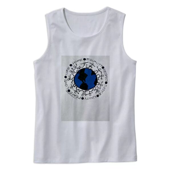 Vintage Justice Equality Unity Peace  Earth Day Tank Top