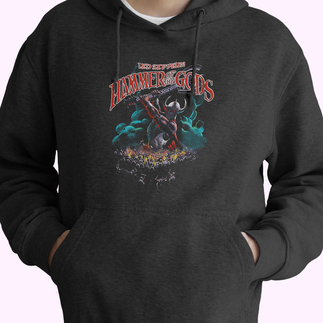 Vintage Led Zeppelin Overlord Hoodie Design Vintage Led Zeppelin Overlord Hoodie Design
