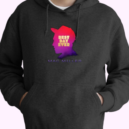Vintage Mac Miller 2011 Best Day Ever Album Hoodie Design Vintage Mac Miller 2011 Best Day Ever Album Hoodie Design