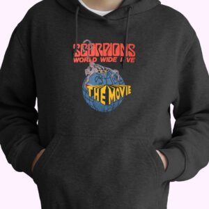 Vintage Scorpions World Wide Live The Movie Hoodie Design