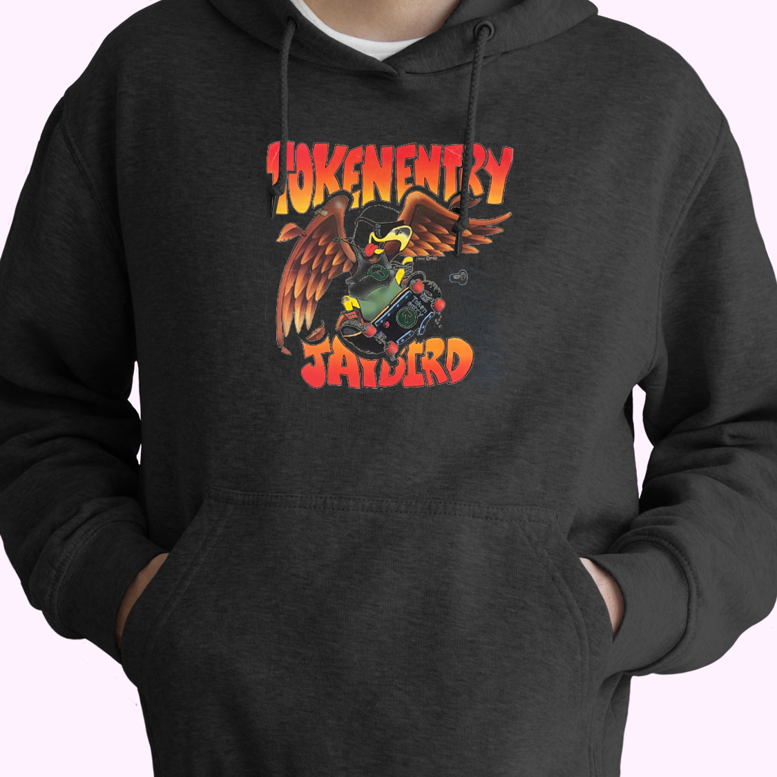 Vintage Token Entry Jaybird Graphic Hoodie Design Vintage Token Entry Jaybird Graphic Hoodie Design