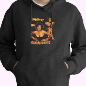 Vintage Whitney Houston Hoodie Design
