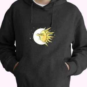 Vintage90s Sun And Moon Essential Hoodie