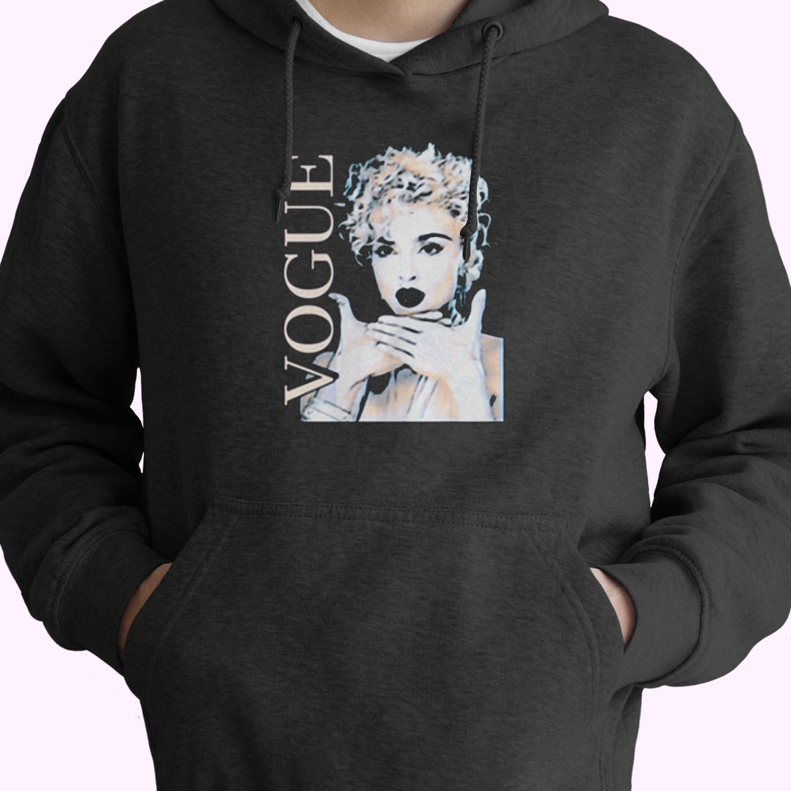 Vogue Madonna Cover Retro Hoodie Design Vogue Madonna Cover Retro Hoodie Design
