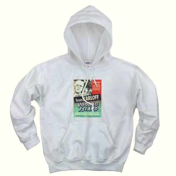 Voodoo Island Retro Horror Movie Trendy Hoodie