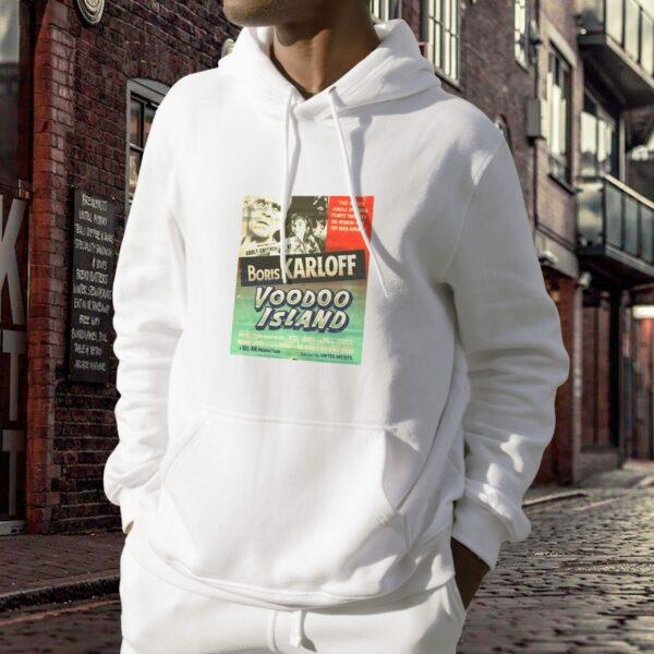 Voodoo Island Retro Horror Movie Trendy Hoodie