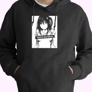 Waifu Material Funny Hentai Anime Essential Hoodie