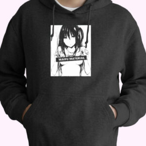 Waifu Material Funny Hentai Anime Essential Hoodie