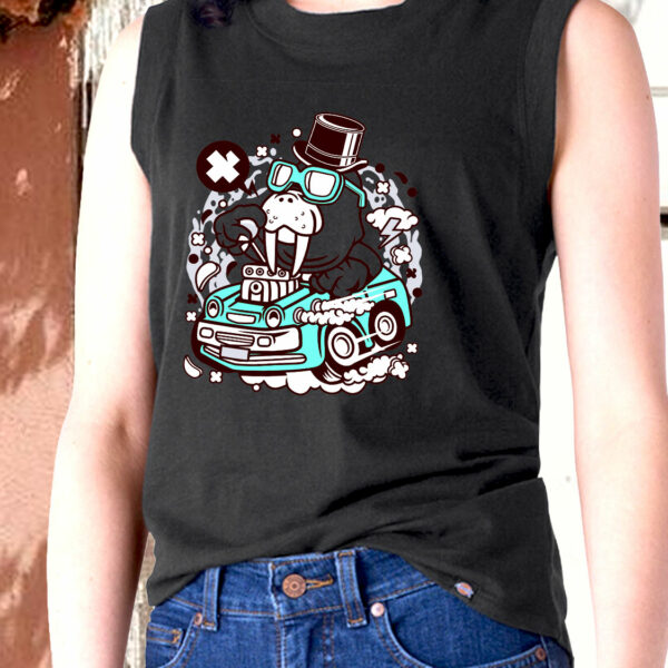 Walrus Hotrod Graphic Tank Top