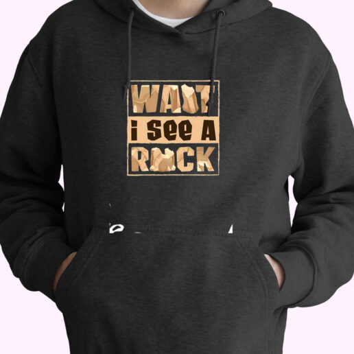 Want I See A Rock Essential Hoodie Want I See A Rock Essential Hoodie